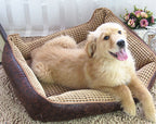 Soft Corn Wool Pet Sofa Bed – Removable Washable Dog & Cat Bed