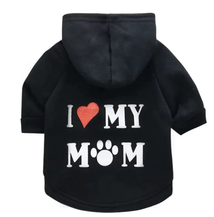 Paw Mummy Fleece Dog Hoodie