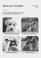 Champagne Bottle Plush Dog Toy – Soft Bite-Resistant Play Toy