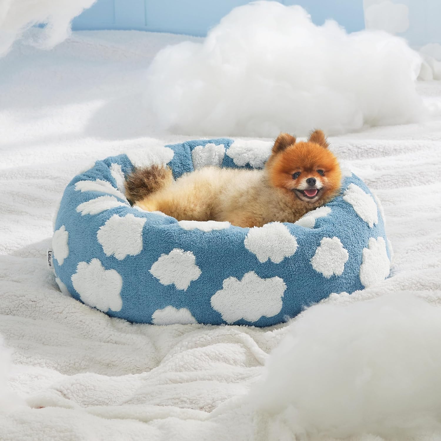 Luxury Round Plush Pet Bed – Soft Comfort Bed for Dogs & Cats