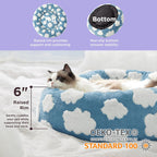 Luxury Round Plush Pet Bed – Soft Comfort Bed for Dogs & Cats