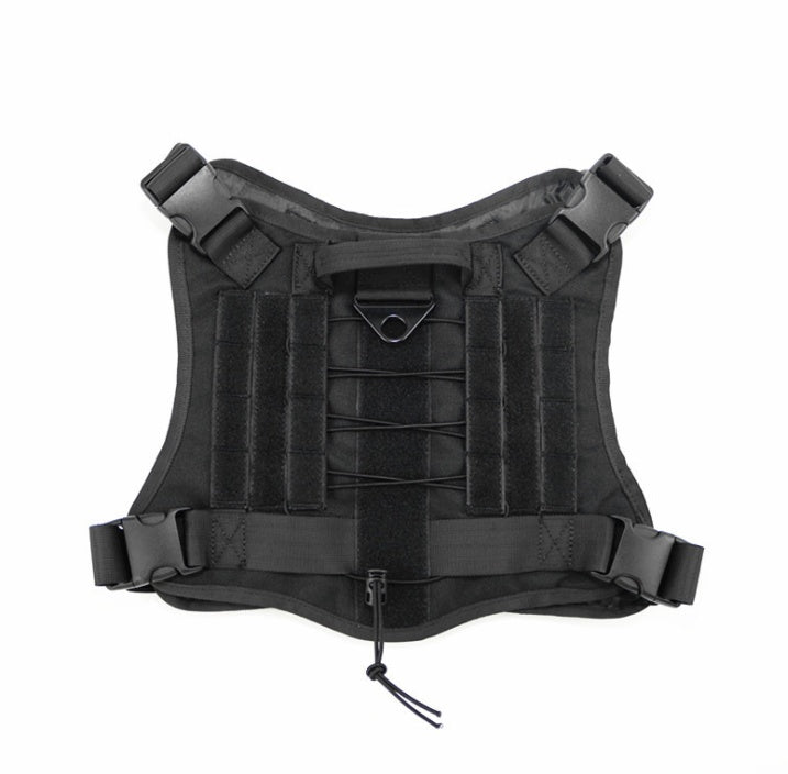 Durable Tactical Dog Vest – Adjustable K9 Harness with Chest Strap