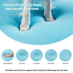 High Quality Orthopedic Memory Foam Dog Sofa Bed with Waterproof Liner & Non-Slip Base