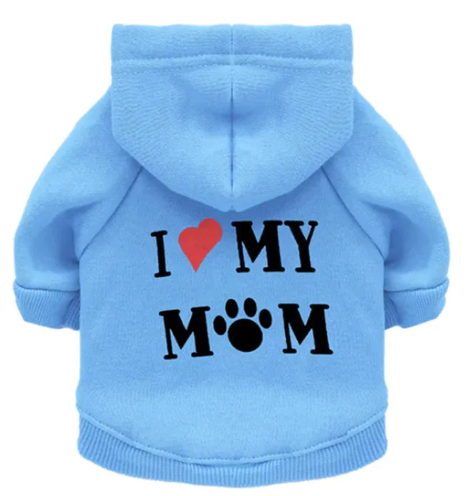 Paw Mummy Fleece Dog Hoodie