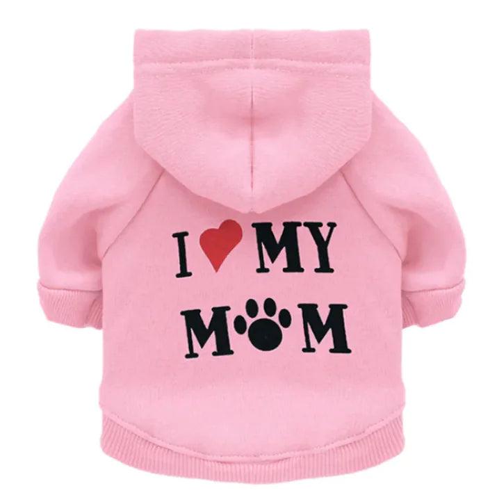 Paw Mummy Fleece Dog Hoodie