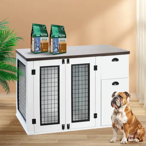 Wooden Furniture Style Dog Cage