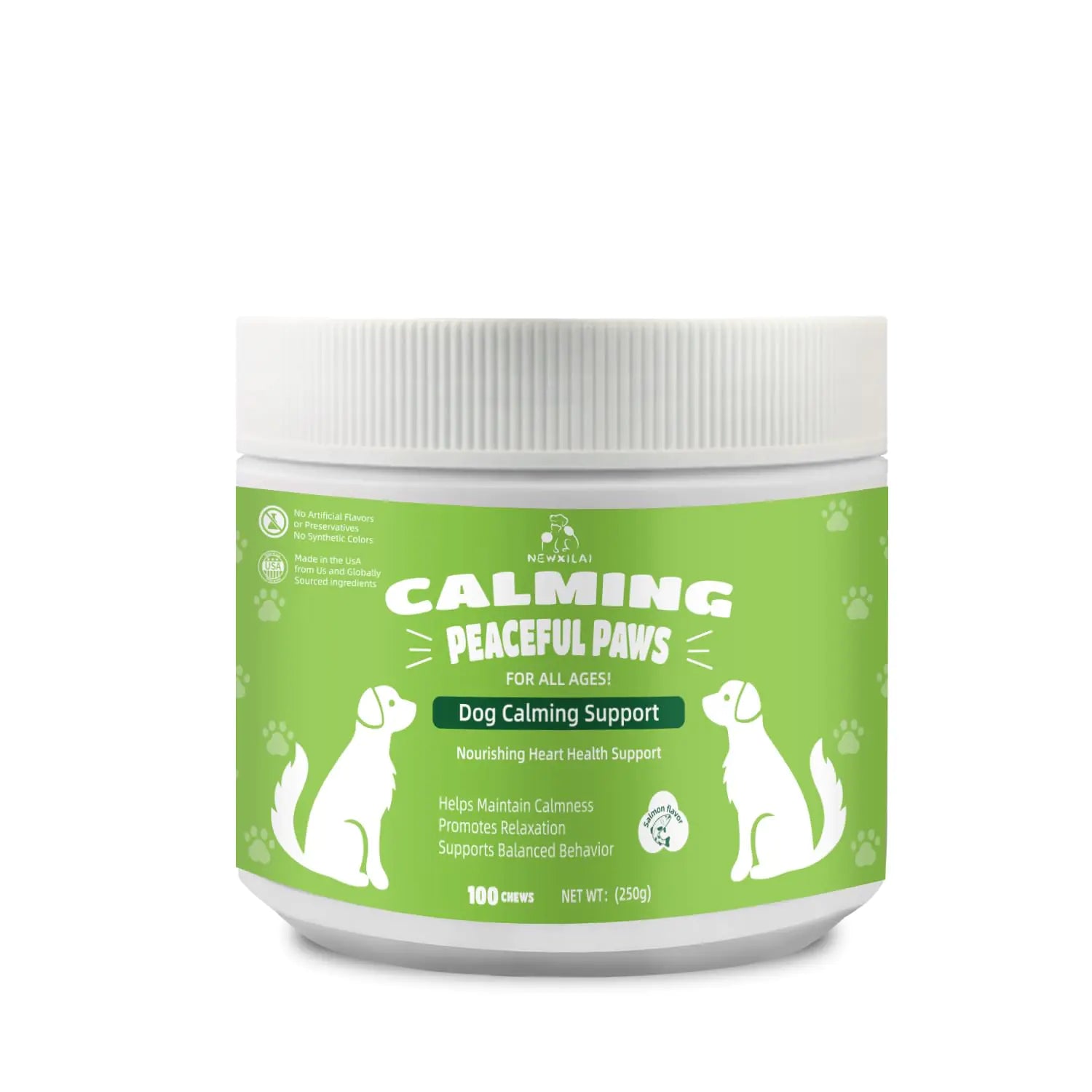 Calming Chews for Dogs (100 Soft Chews — Melatonin + Herbal Blend)