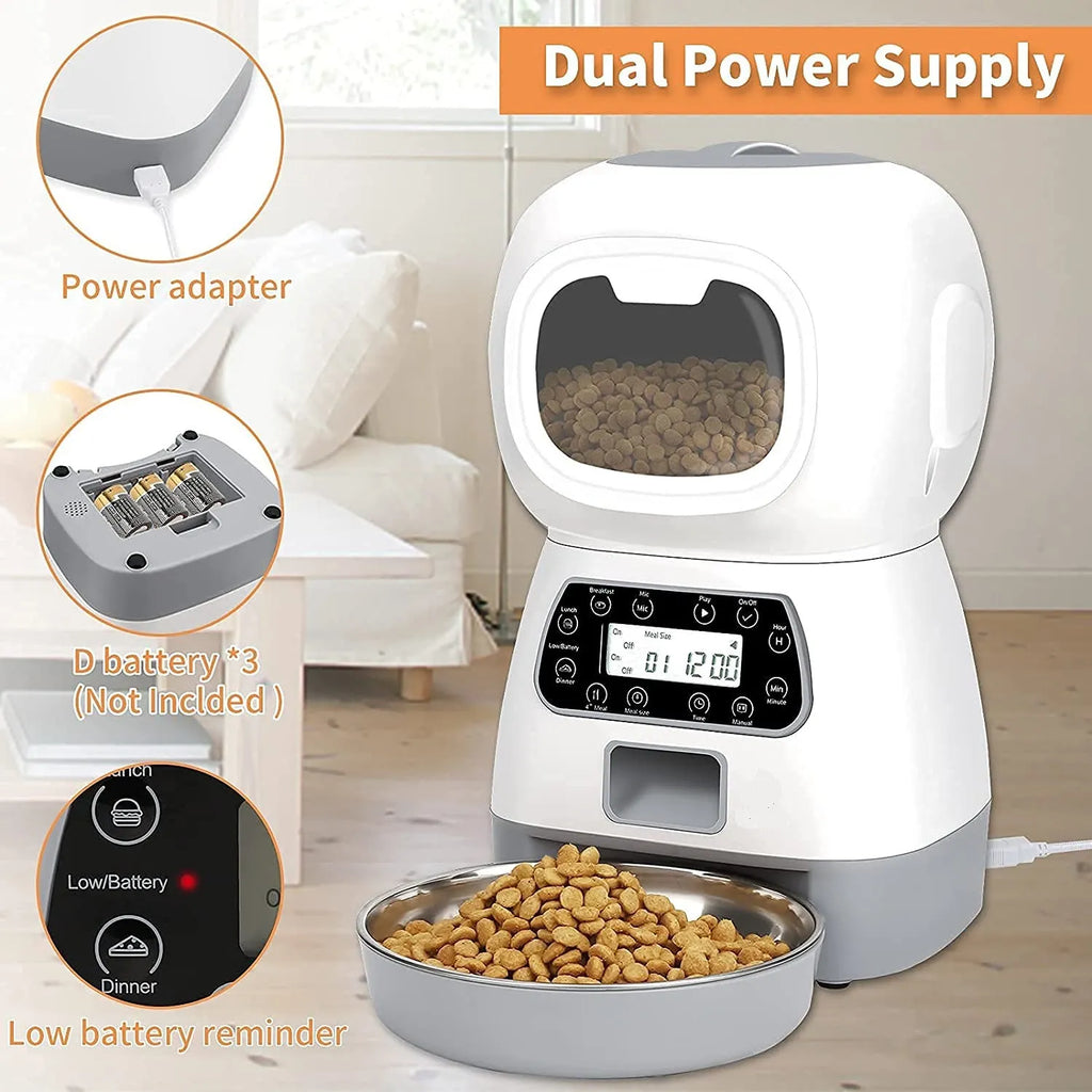 Automatic Pet Feeder with Fixed-Point Scheduling