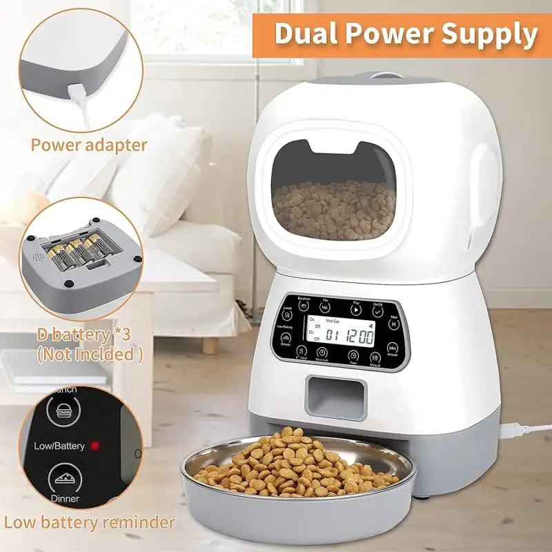 Automatic Pet Feeder with Fixed-Point Scheduling