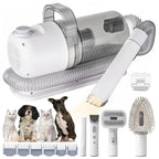 LALAKATS All‑in‑One Pet Grooming Vacuum Kit – Dogs & Cats, 2.5L Low‑Noise System with 6 Tools
