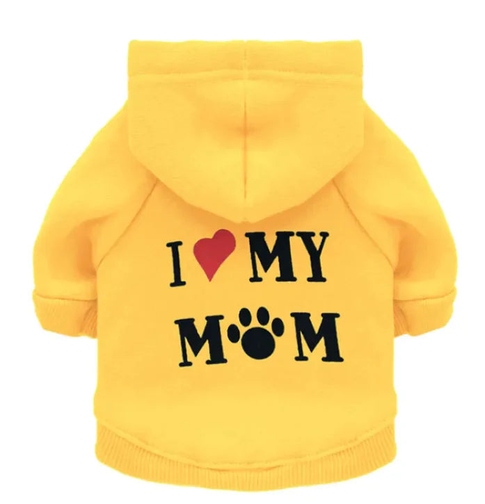 Paw Mummy Fleece Dog Hoodie
