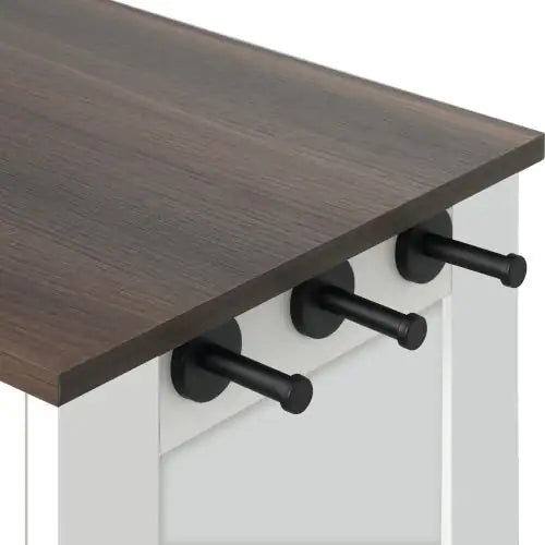 Dog Feeding Station with Hidden Bowls & Storage Locker