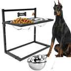 Adjustable Elevated Dog Bowl Set