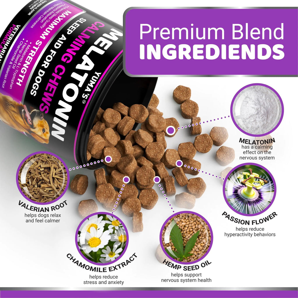 Melatonin Calming Chews for Dogs (170 Soft Chews)