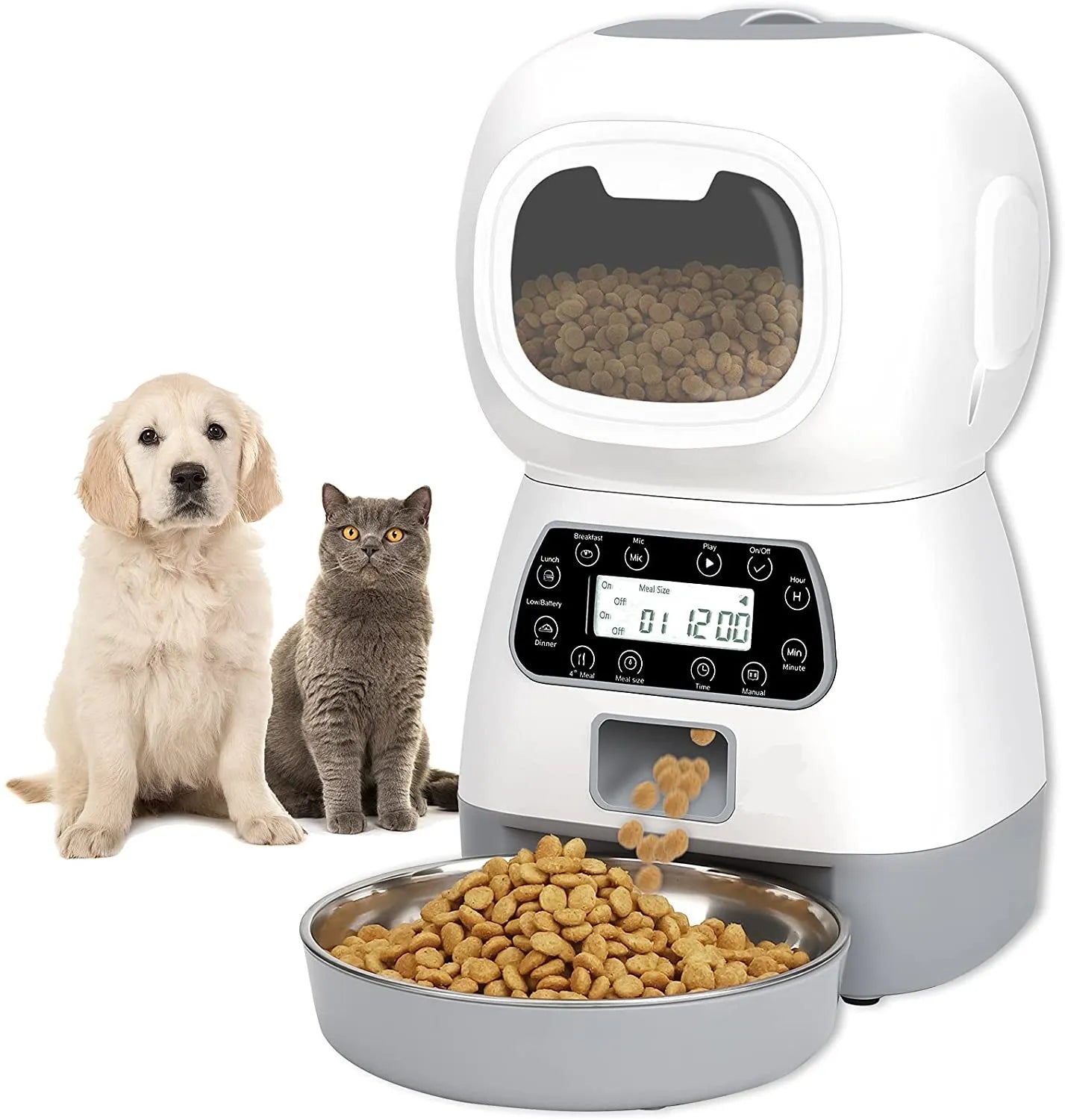 Automatic Pet Feeder with Fixed-Point Scheduling