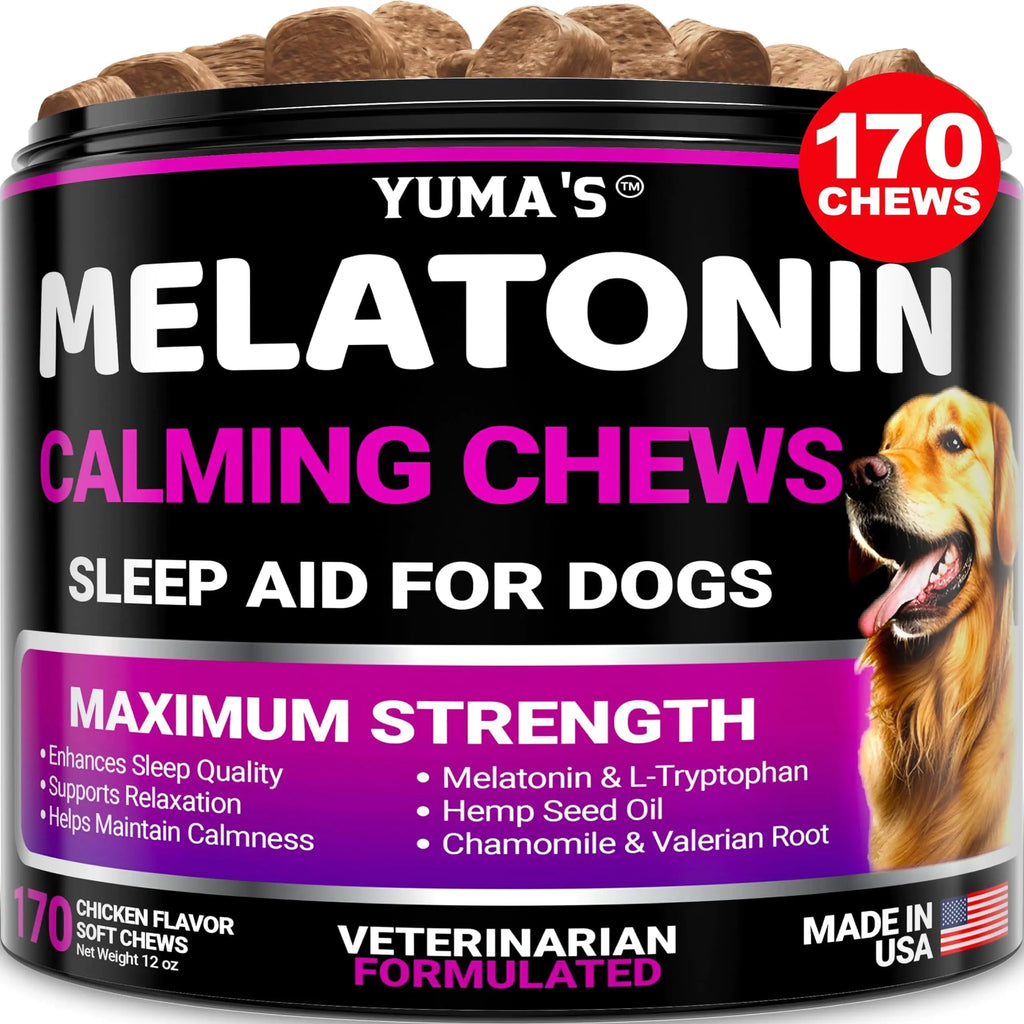 Melatonin Calming Chews for Dogs (170 Soft Chews)