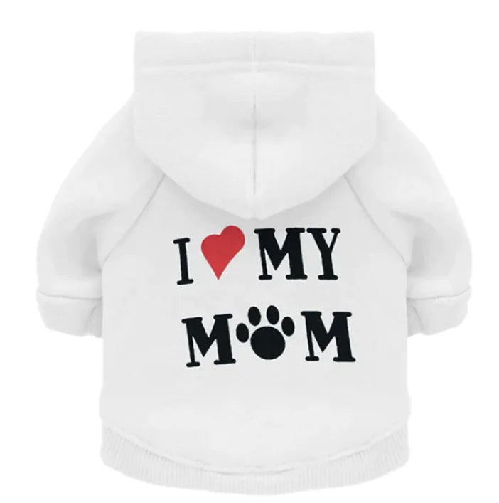 Paw Mummy Fleece Dog Hoodie