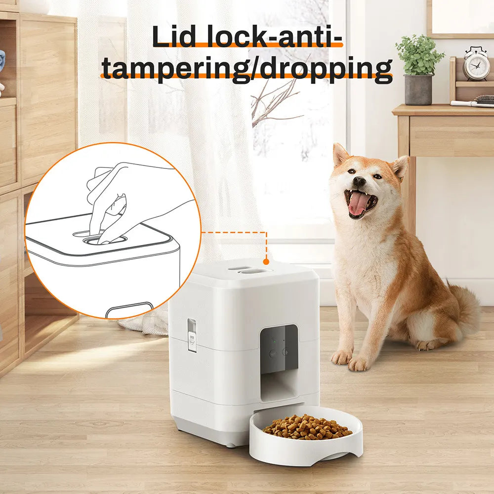 Smart WiFi Pet Feeder (2L Automatic Food Dispenser)