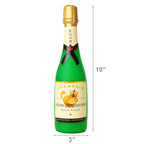 Silly Squeakers “Meow Chased One” Wine Bottle Dog Toy – Floating Vinyl Squeaky Toy