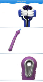 Three-Sided Pet Toothbrush – Gentle Gum Care & Daily Teeth Cleaning