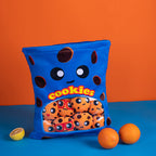 Puff Cookie Plush Throw Pillow – Soft Decorative Cushion Toy