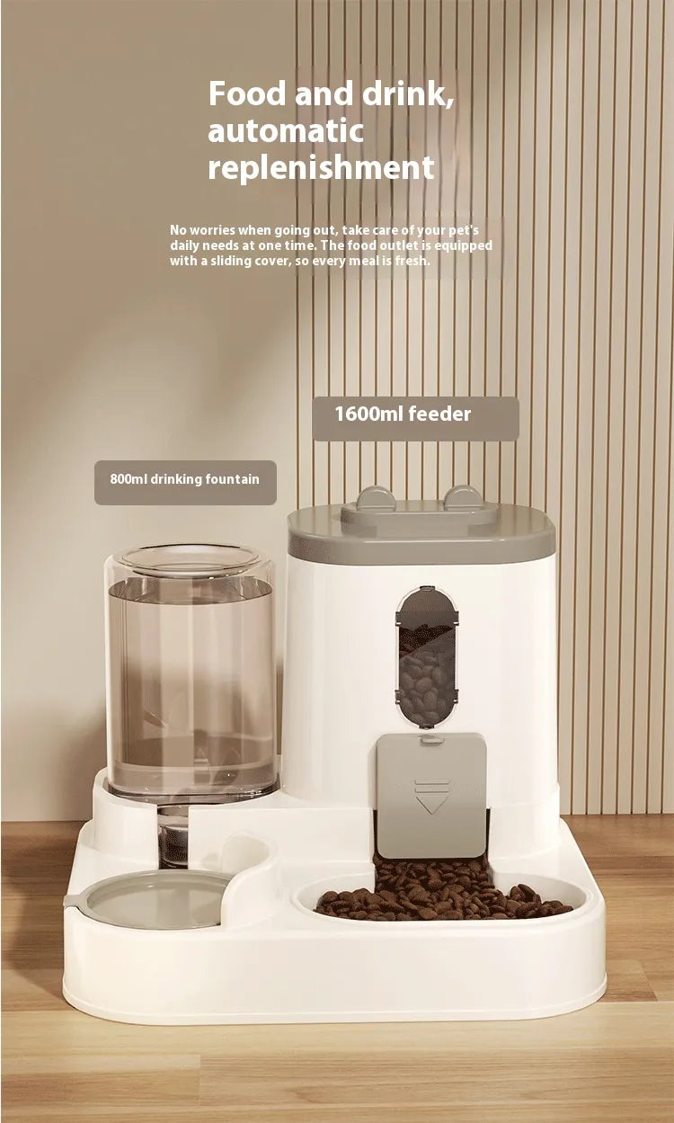 Automatic Pet Feeder + Water Dispenser