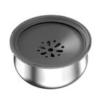 4L Stainless Steel Floating No-Splash Pet Water Bowl – Controlled-Flow Hydration for Dogs & Cats