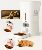 12L Smart Dog Feeder with 5G WiFi & HD Camera