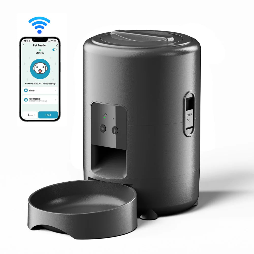 Smart WiFi Pet Feeder (2L Automatic Food Dispenser)