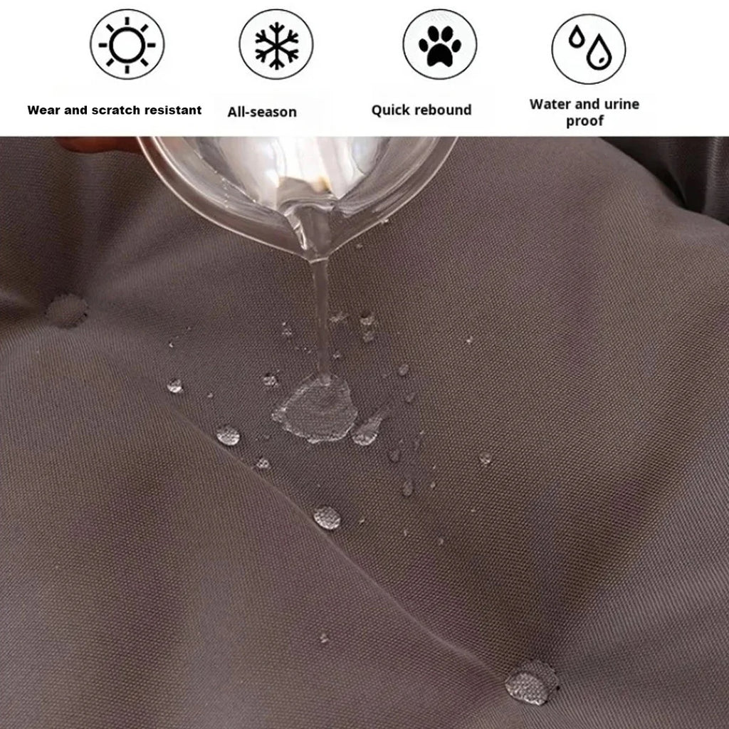 Waterproof Dog Sofa Bed – Scratch-Resistant, Quick-Rebound Comfort Cushion