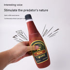 Champagne Bottle Plush Dog Toy – Soft Bite-Resistant Play Toy