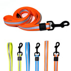 High-Visibility Reflective Dog Leash Set – Waterproof PVC Leash for Night Walk Safety