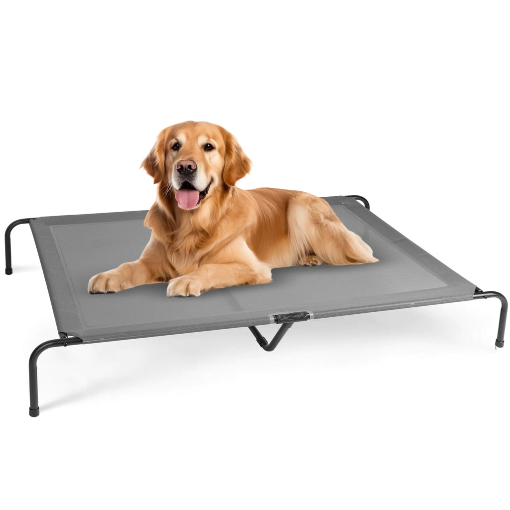 Portable Pet Hammock Bed - 60x37x9 Inch Grey