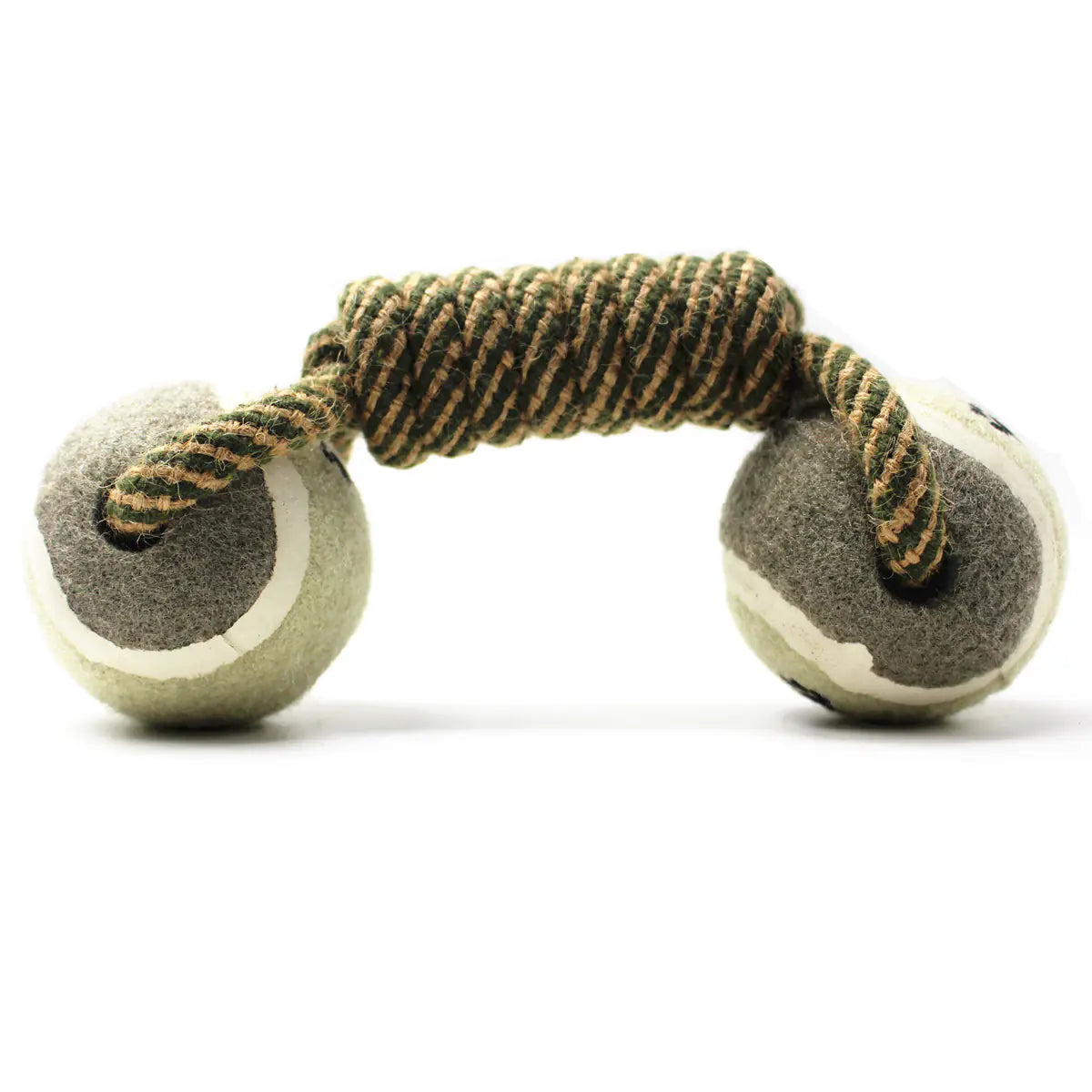 Cotton Rope Tennis Ball Chew Toy (Fetch & Tug Knot)
