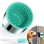 2-in-1 Dog Slow Feeder Bowl with Lick Mat (Suction, Small Breed)