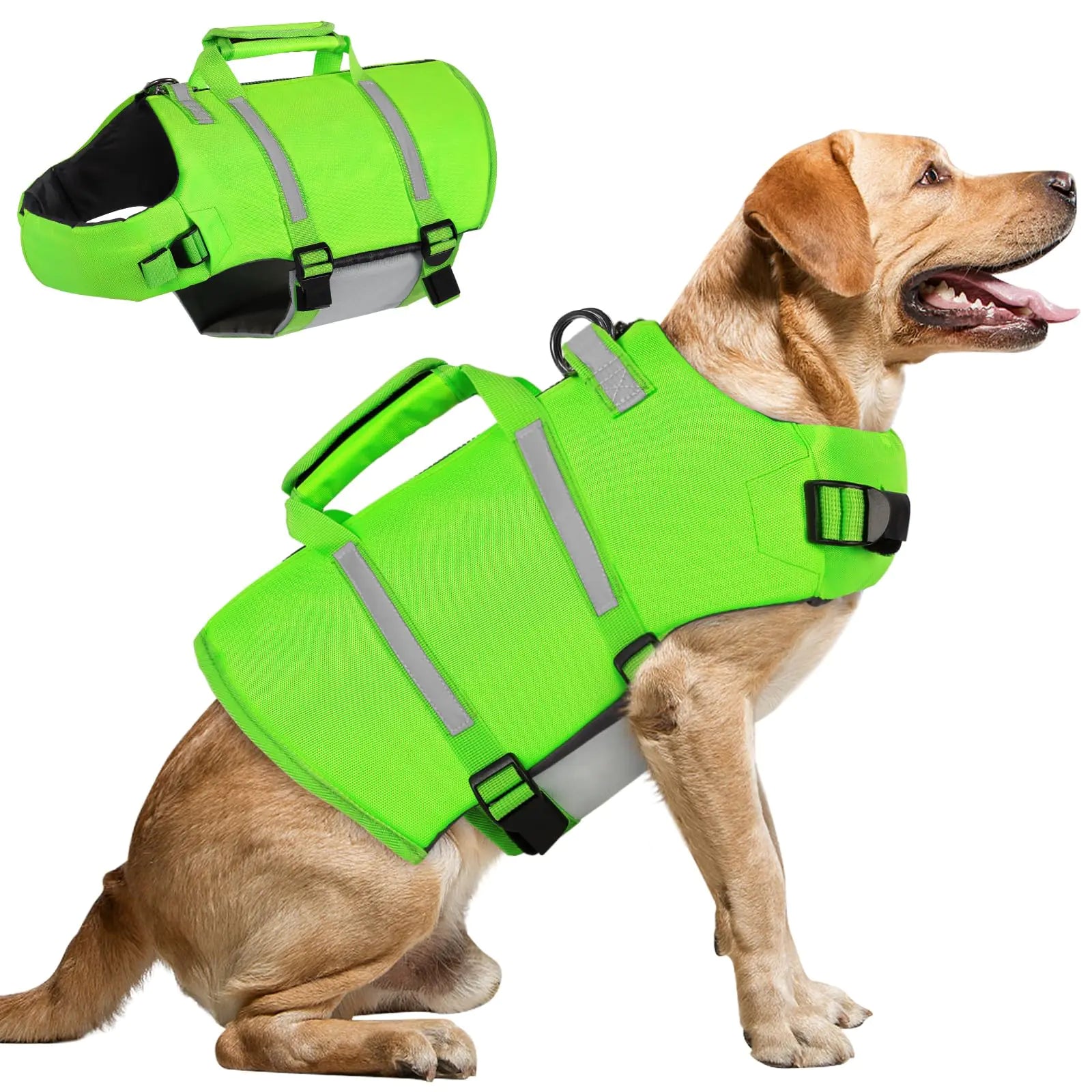 AquaStride Green Safety Buoyancy Swim Vest  (XXL)