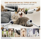 P50 Pet Grooming Vacuum Kit 2.5L with Dog Clippers & Deshedding Tools