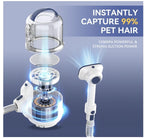 P50 Pet Grooming Vacuum Kit 2.5L with Dog Clippers & Deshedding Tools