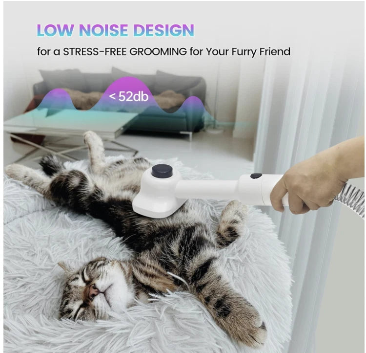 P50 Pet Grooming Vacuum Kit 2.5L with Dog Clippers & Deshedding Tools