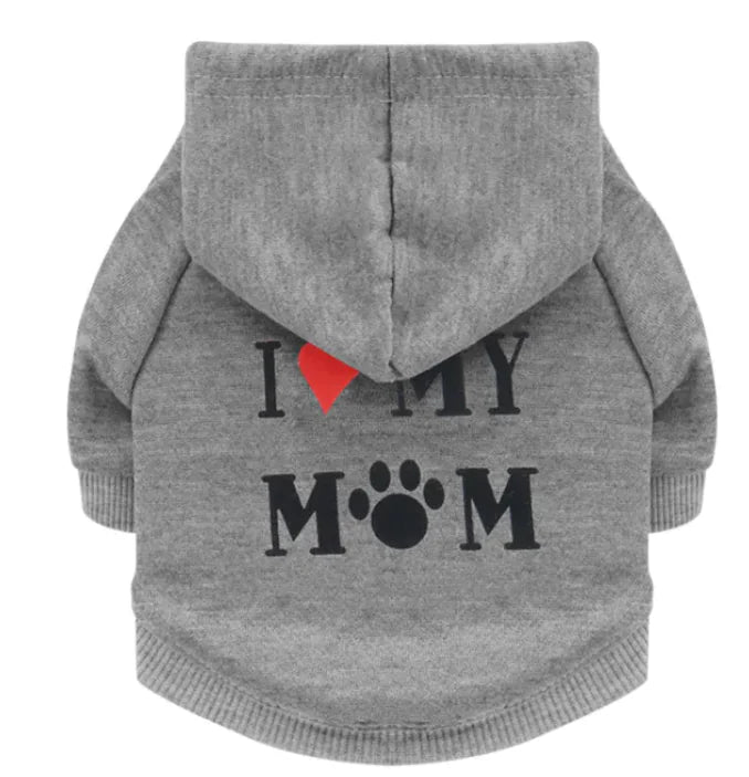 Paw Mummy Fleece Dog Hoodie
