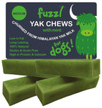 Fuzzl Yak Himalayan-Mint Dog Chews (Dental Sticks), 4 Pack