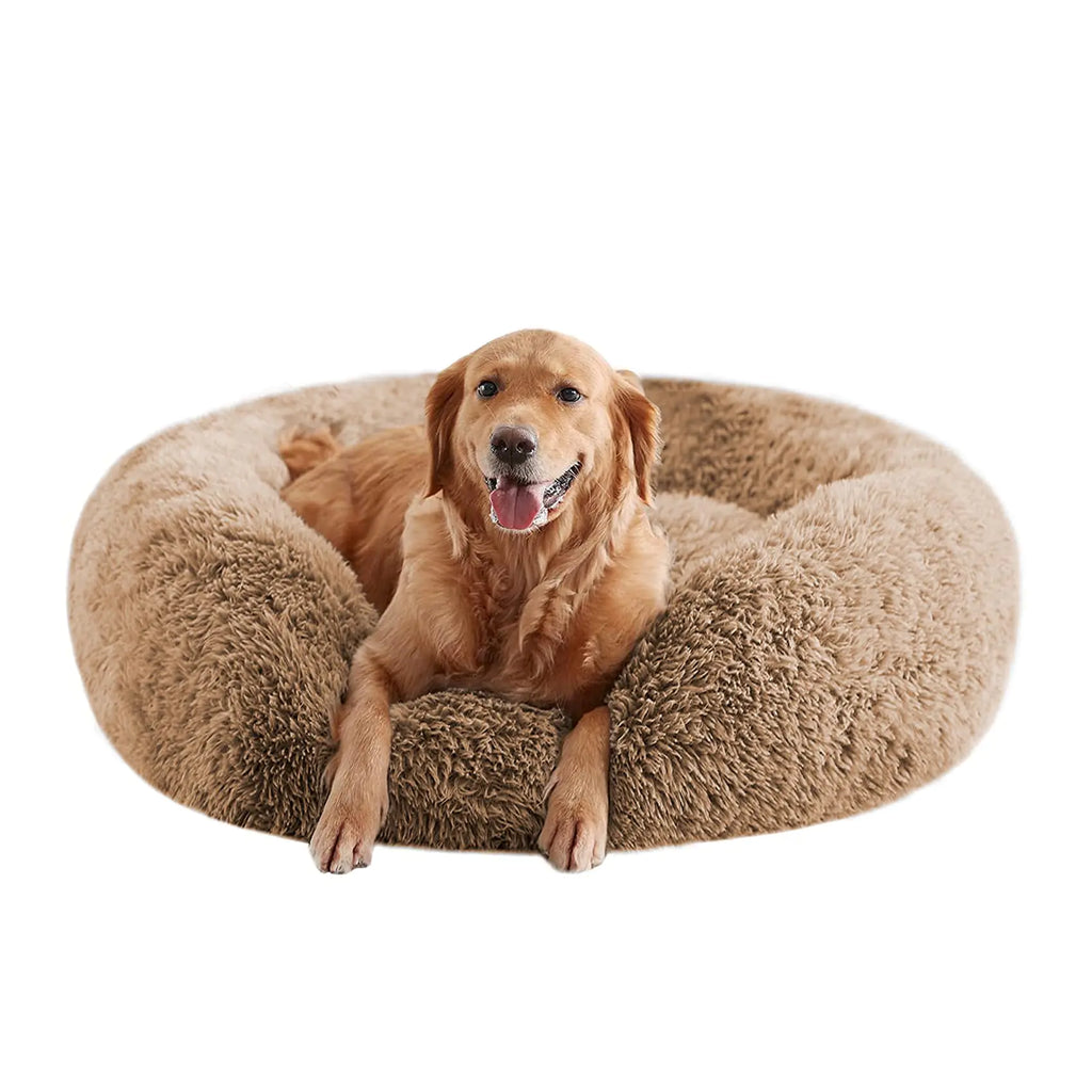 URGVANZ 34” Calming Donut Dog Bed (Large)