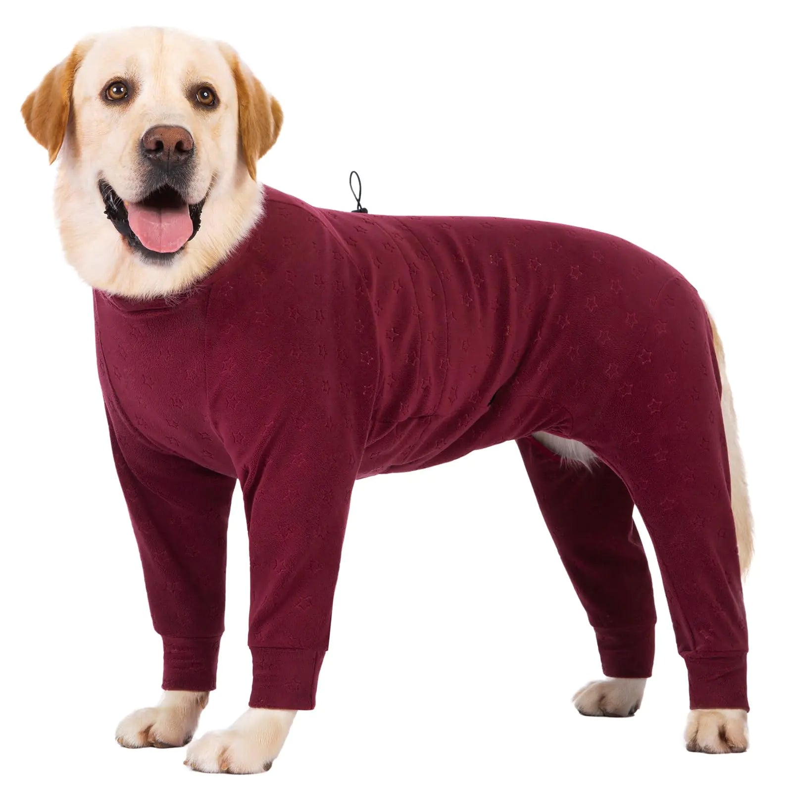 Axcimond Full Body Dog Winter Coat Fleece Dog Sweater Warm Dog Pajamas for Large Medium Dogs Jacket Winter Dog Costume Stretchy Dog Sweatshirt Dog Fleece Onesie Warm Dog Clothes Christmas Jumpsuit